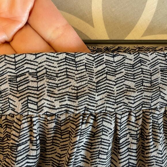 Eileen Fisher Dropped Sides Mid-length Elastic Waist Skirt Small - Picture 5 of 9